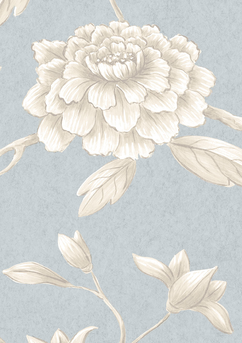 Jasper Peony Wallpaper - Cirrus - Lewis & Wood - Premier Wallcovering