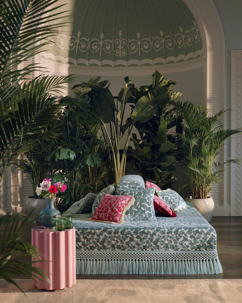Java Fabric - Ecru - Manuel Canovas - M4150-01 - Premier Wallcovering