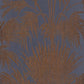 Josephine Belle Epoque Wallpaper - Foil Bleu And Cuivre - Casadeco - 82246415 - Premier Wallcovering