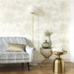 Josephine Belle Epoque Wallpaper - Foil Bleu And Cuivre - Casadeco - 82246415 - Premier Wallcovering