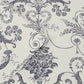 Josette Wallpaper - Off White & Midnight - Laura Ashley - 113387 - Premier Wallcovering