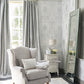 Josette Wallpaper - Metallic Silver - Laura Ashley - 113379 - Premier Wallcovering
