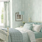 Josette Wallpaper - Duck Egg - Laura Ashley - 113380 - Premier Wallcovering