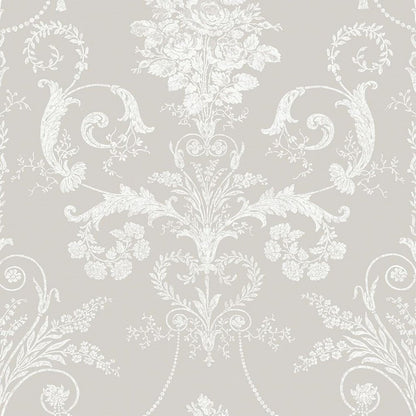 Josette Wallpaper - Dove Grey - Laura Ashley - 113378 - Premier Wallcovering