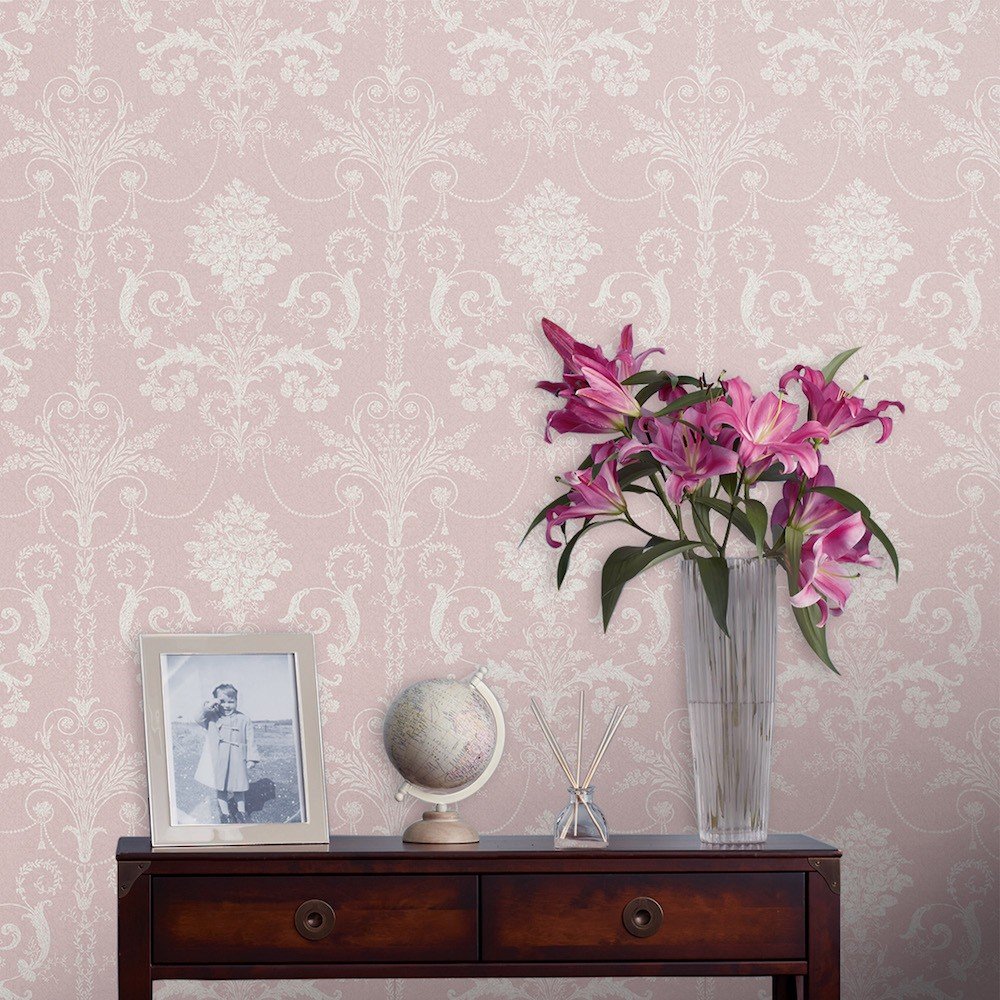 Josette Wallpaper - Amethyst - Laura Ashley - 113381 - Premier Wallcovering