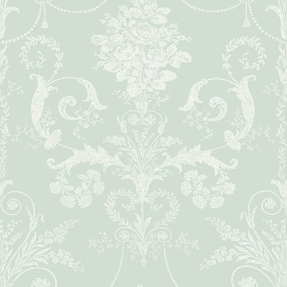 Josette Wallpaper - Duck Egg - Laura Ashley - 113380 - Premier Wallcovering