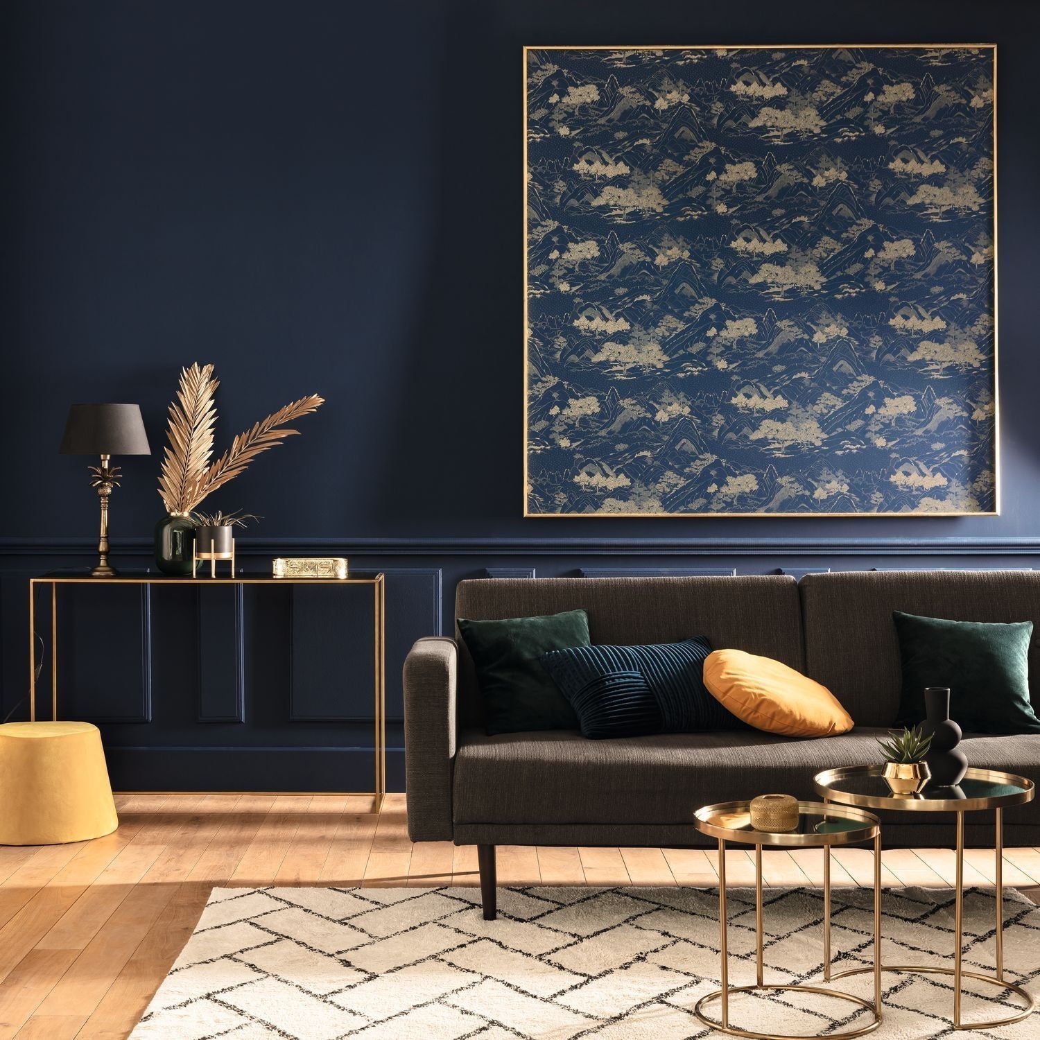 Journey Wallpaper - Midnight Blue - Caselio - 102646290