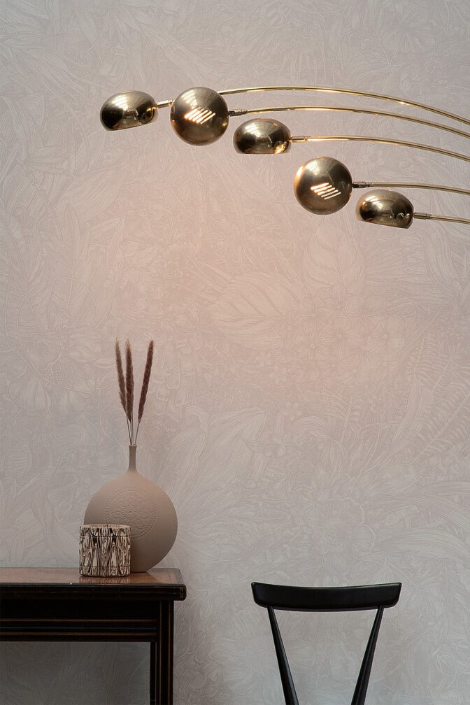 Jungle Tangle Superwide Wallpaper - Clouded Clay - Timorous Beasties - SWP/JGTL/DWN/01 - Premier Wallcovering