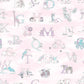 Just 4 Kids 2 Alphabet Wallpaper - Pink - Galerie - G56538 - Premier Wallcovering