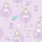 Just 4 Kids 2 Ballerina Wallpaper - Purple - Galerie - G56507 - Premier Wallcovering