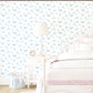 Just 4 Kids 2 Birds Wallpaper - Blue / White - Galerie - G56541 - Premier Wallcovering