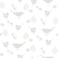 Just 4 Kids 2 Birds Wallpaper - Beige / Grey - Galerie - G56540 - Premier Wallcovering