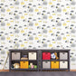 Just 4 Kids 2 City Traffic Wallpaper - Yellow / Grey - Galerie - G56011 - Premier Wallcovering
