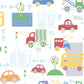 Just 4 Kids 2 City Traffic Wallpaper - Multi - Galerie - G56010 - Premier Wallcovering