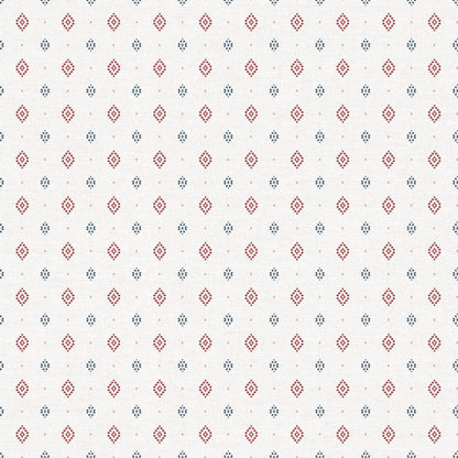 Just 4 Kids 2 Ethnic Print Wallpaper - Red / Blue - Galerie - G56529 - Premier Wallcovering