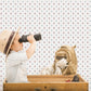 Just 4 Kids 2 Ethnic Print Wallpaper - Red / Blue - Galerie - G56529 - Premier Wallcovering