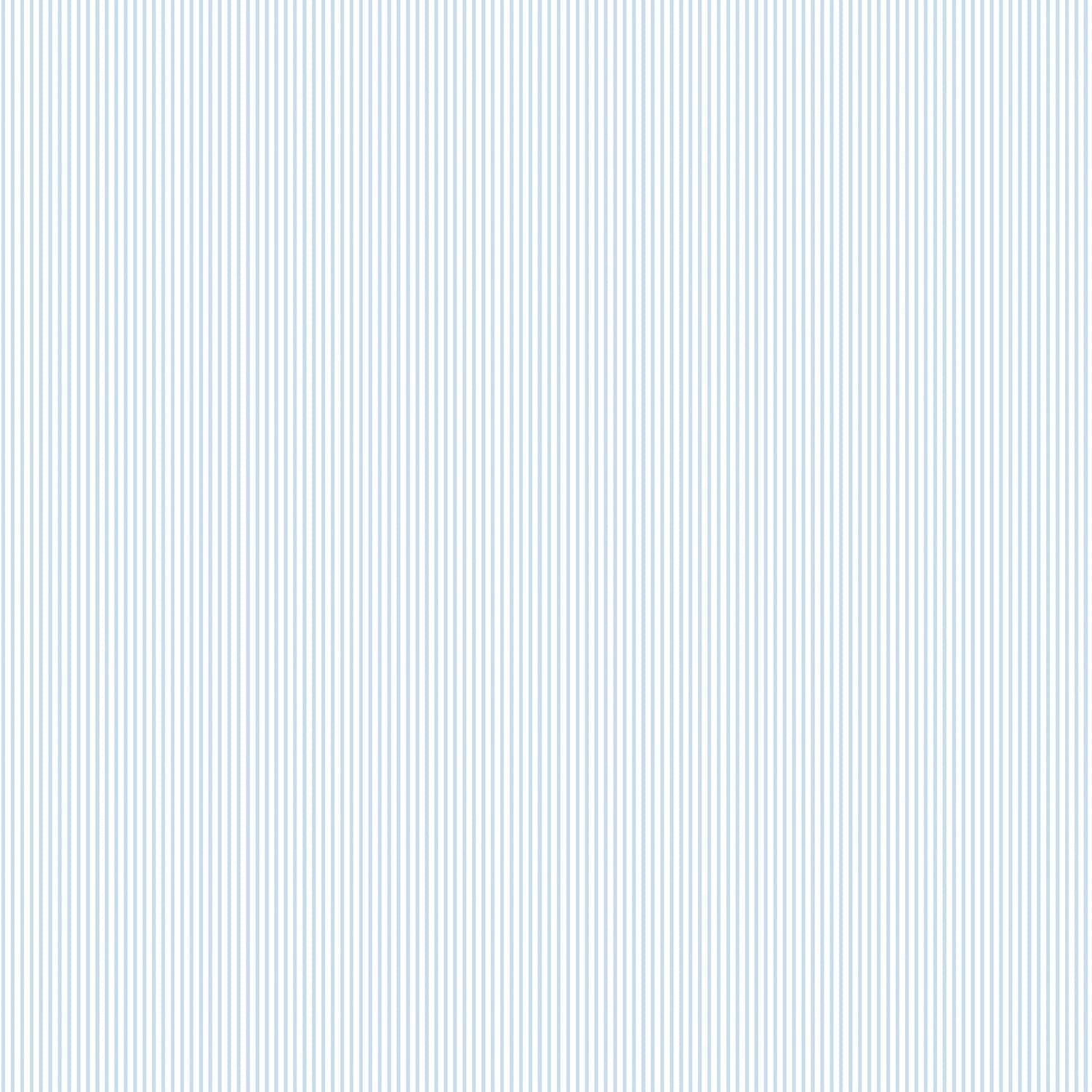 Just 4 Kids 2 Fine Stripe Wallpaper - Blue / White - Galerie - G56514 - Premier Wallcovering