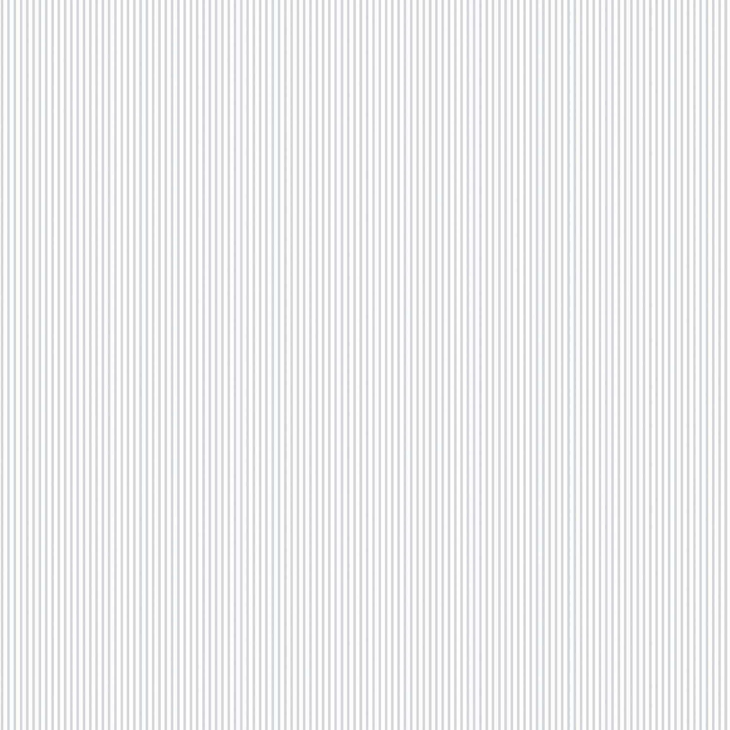 Just 4 Kids 2 Fine Stripe Wallpaper - Grey / White - Galerie - G56512 - Premier Wallcovering