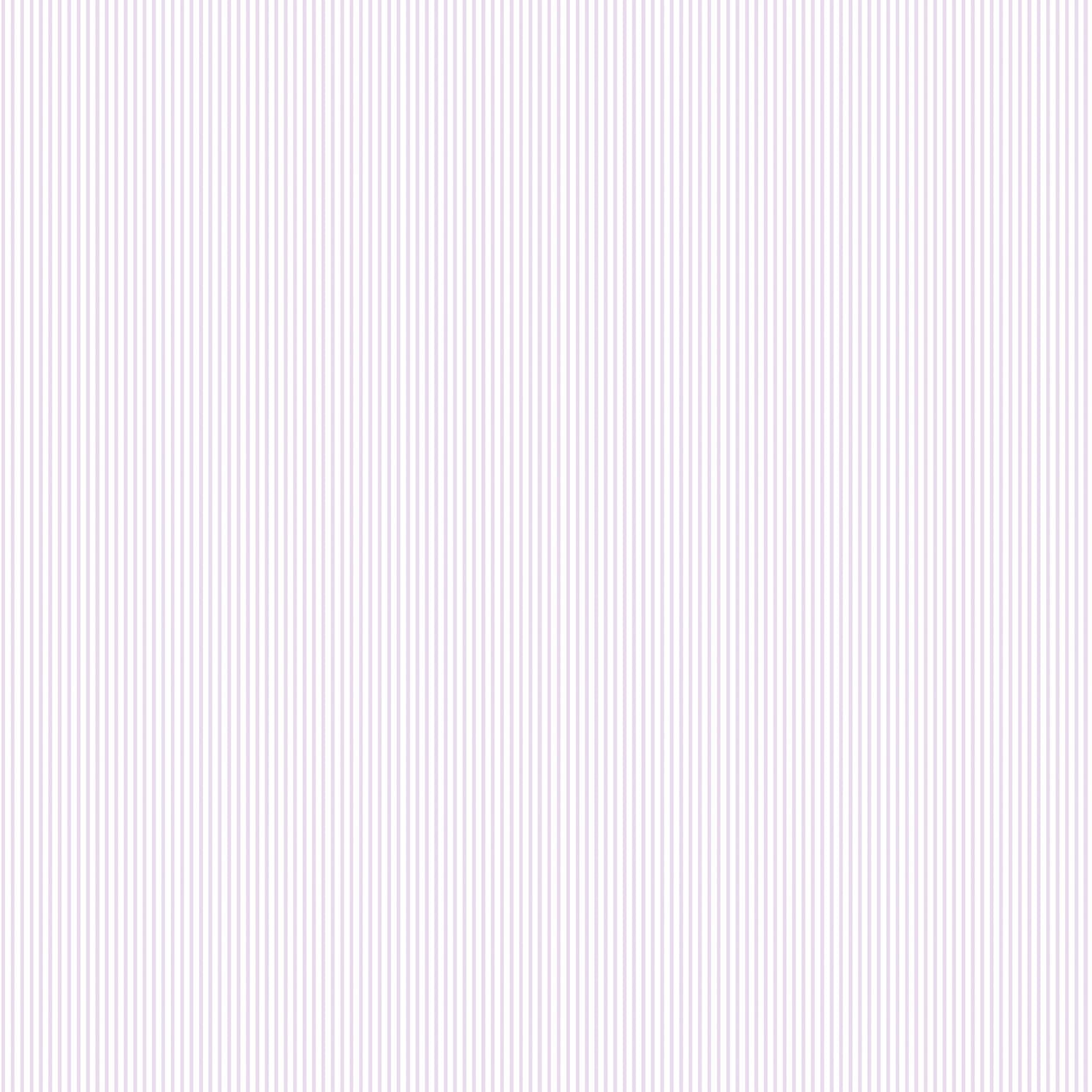 Just 4 Kids 2 Fine Stripe Wallpaper - Lilac / White - Galerie - G56515 - Premier Wallcovering