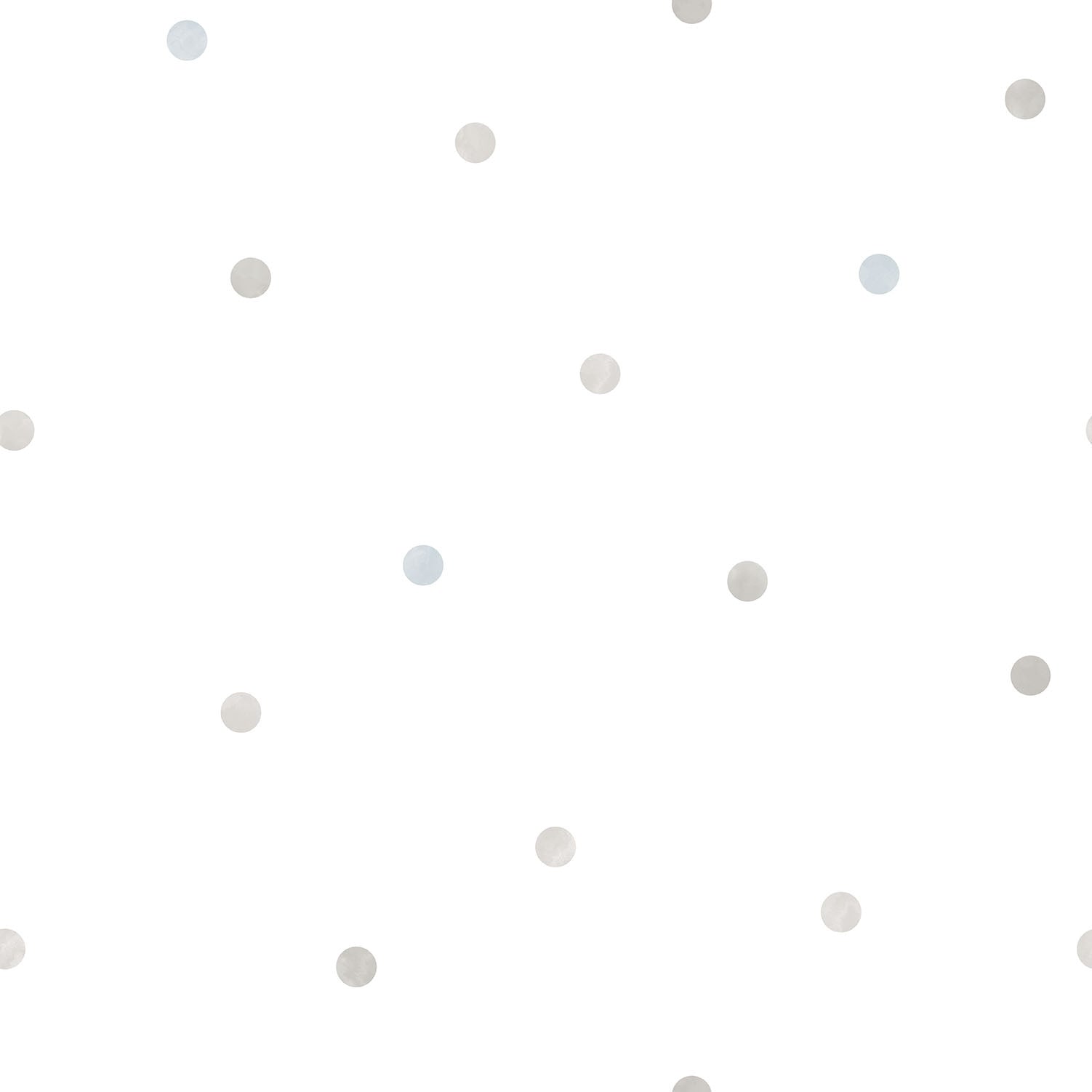 Just 4 Kids 2 Spots Wallpaper - Grey / White - Galerie - G56521 - Premier Wallcovering