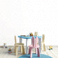 Just 4 Kids 2 Spots Wallpaper - Lilac / White - Galerie - G56522 - Premier Wallcovering