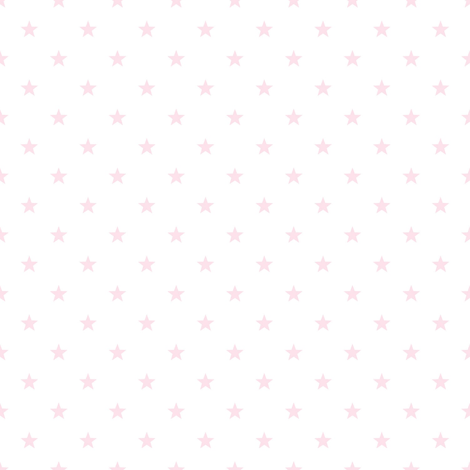 Just 4 Kids 2 Stars Wallpaper - Pink / White - Galerie - G56552 - Premier Wallcovering