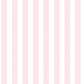 Just 4 Kids 2 Stripe Wallpaper - Pink / White - Galerie - G56518 - Premier Wallcovering