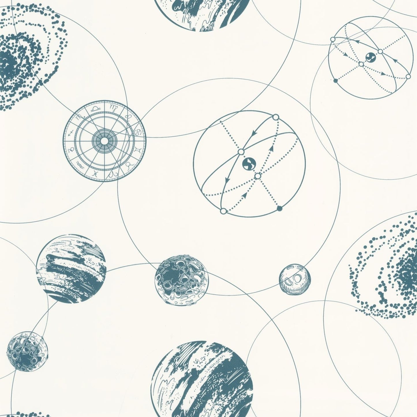 Just Fly Wallpaper - Bleu Canard - Caselio - 103256097