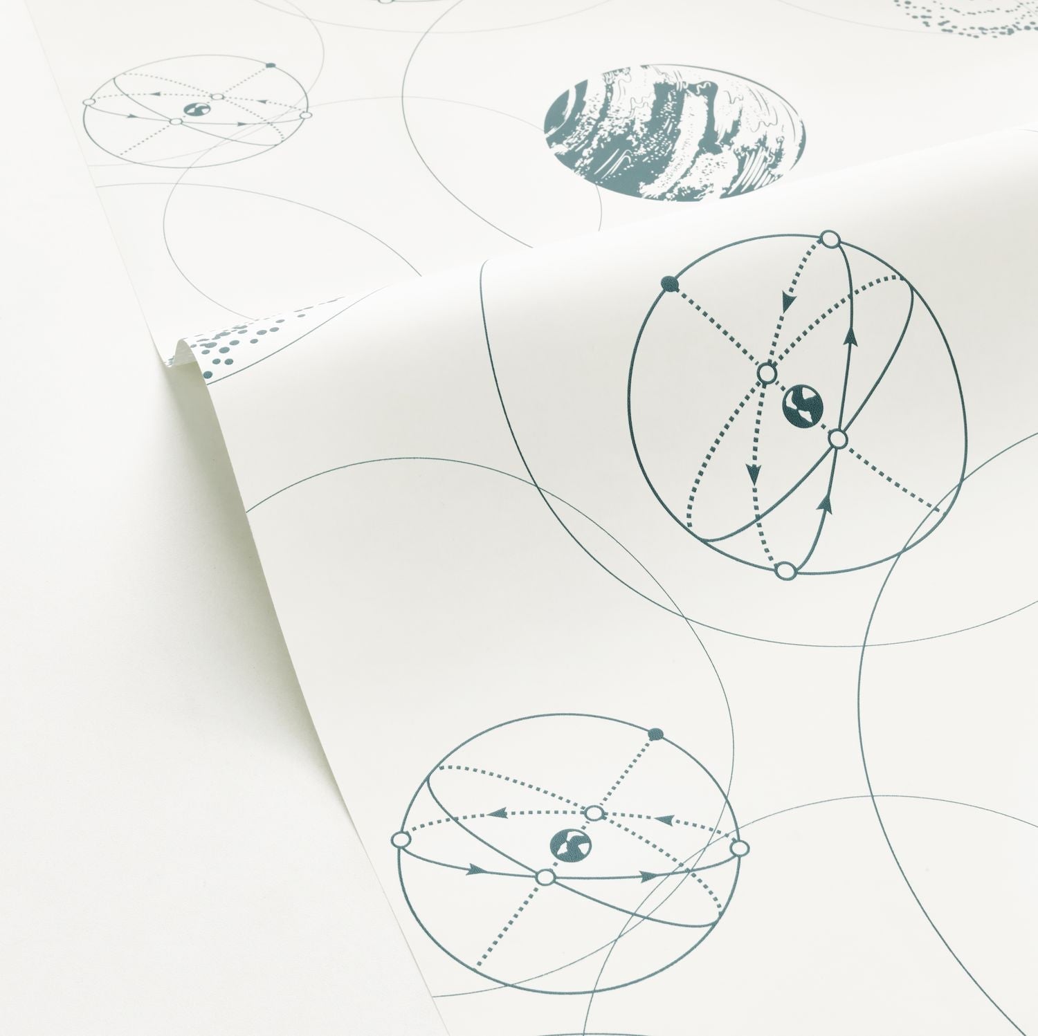 Just Fly Wallpaper - Bleu Canard - Caselio - 103256097