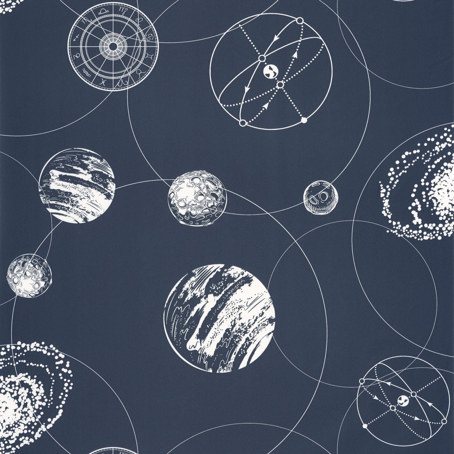 Just Fly Wallpaper - Bleu Nuit - Caselio - 103259124