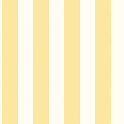 Just Kitchens Awning Stripe Wallpaper - Yellow / White - Galerie - G45400 - Premier Wallcovering