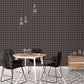 Just Kitchens Bee Hive Wallpaper - Black / White - Galerie - G45404 - Premier Wallcovering