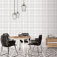 Just Kitchens Bee Hive Wallpaper - White / Black - Galerie - G45405 - Premier Wallcovering
