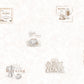 Just Kitchens Coffee Wallpaper - Beige - Galerie - G45414 - Premier Wallcovering