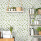 Just Kitchens Ivy Wallpaper - Green / White - Galerie - G45431 - Premier Wallcovering
