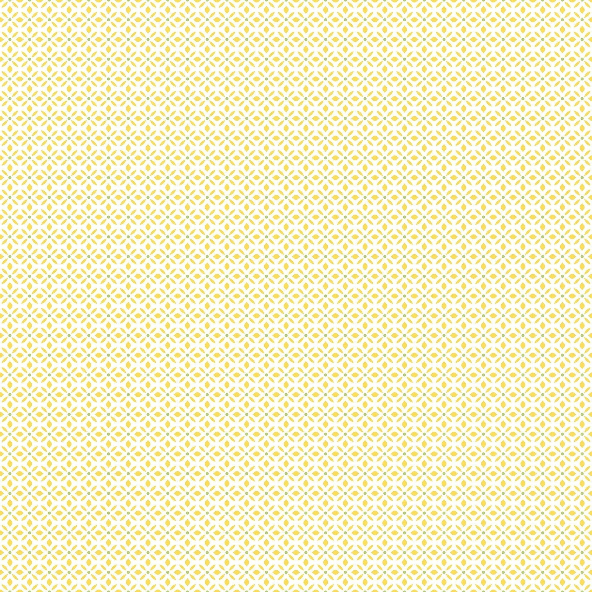 Just Kitchens Leaf Dot Spot Wallpaper - Yellow / Green - Galerie - G45432 - Premier Wallcovering