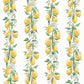 Just Kitchens Lemon Stripe Wallpaper - Yellow / White / Green - Galerie - G45441 - Premier Wallcovering