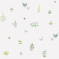 Just Kitchens Meadow Spot Wallpaper - Green / White - Galerie - G45443 - Premier Wallcovering