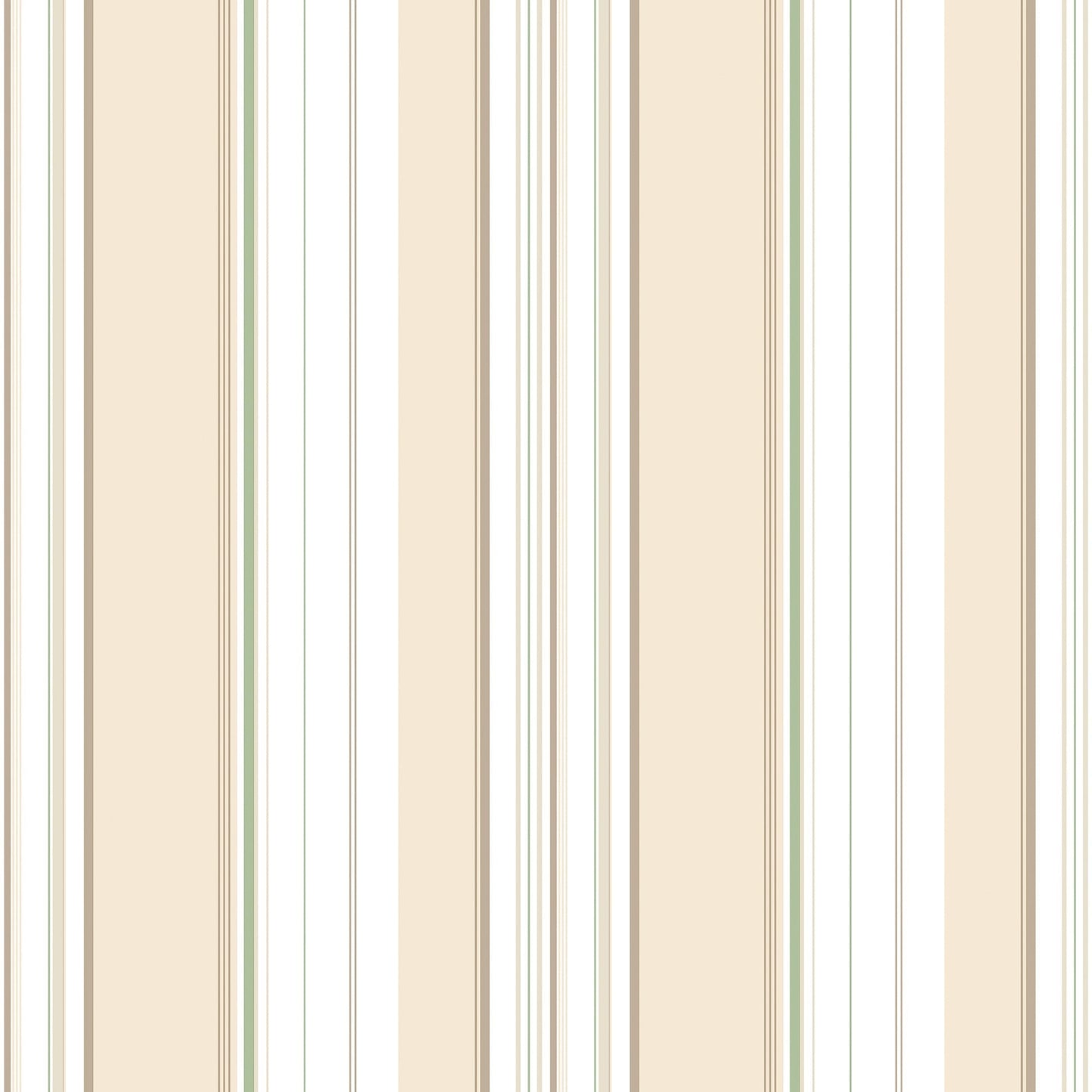 Just Kitchens Multi Stripe Wallpaper - Taupe / Green - Galerie - G45447 - Premier Wallcovering