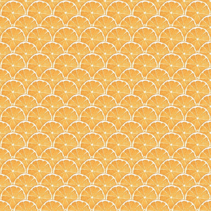 Just Kitchens Orange Scallop Wallpaper - Orange - Galerie - G45439 - Premier Wallcovering