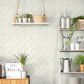 Just Kitchens Spring Leaf Trail Wallpaper - Lilac / Yellow / Green - Galerie - G45456 - Premier Wallcovering