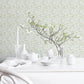 Just Kitchens Spring Leaf Trail Wallpaper - Green / Blue - Galerie - G45457 - Premier Wallcovering