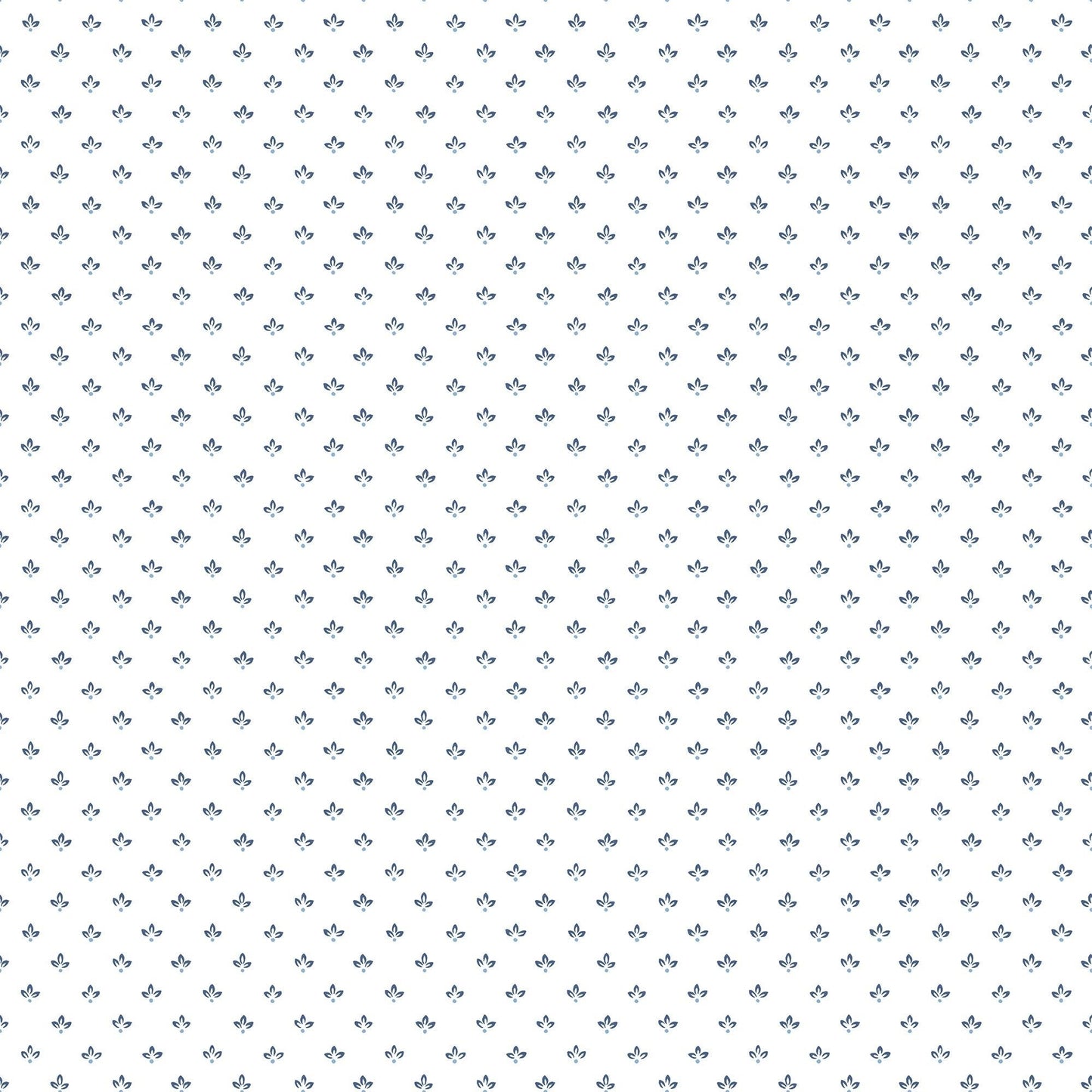 Just Kitchens Tri Leaf Wallpaper - Navy Blue - Galerie - G45462 - Premier Wallcovering