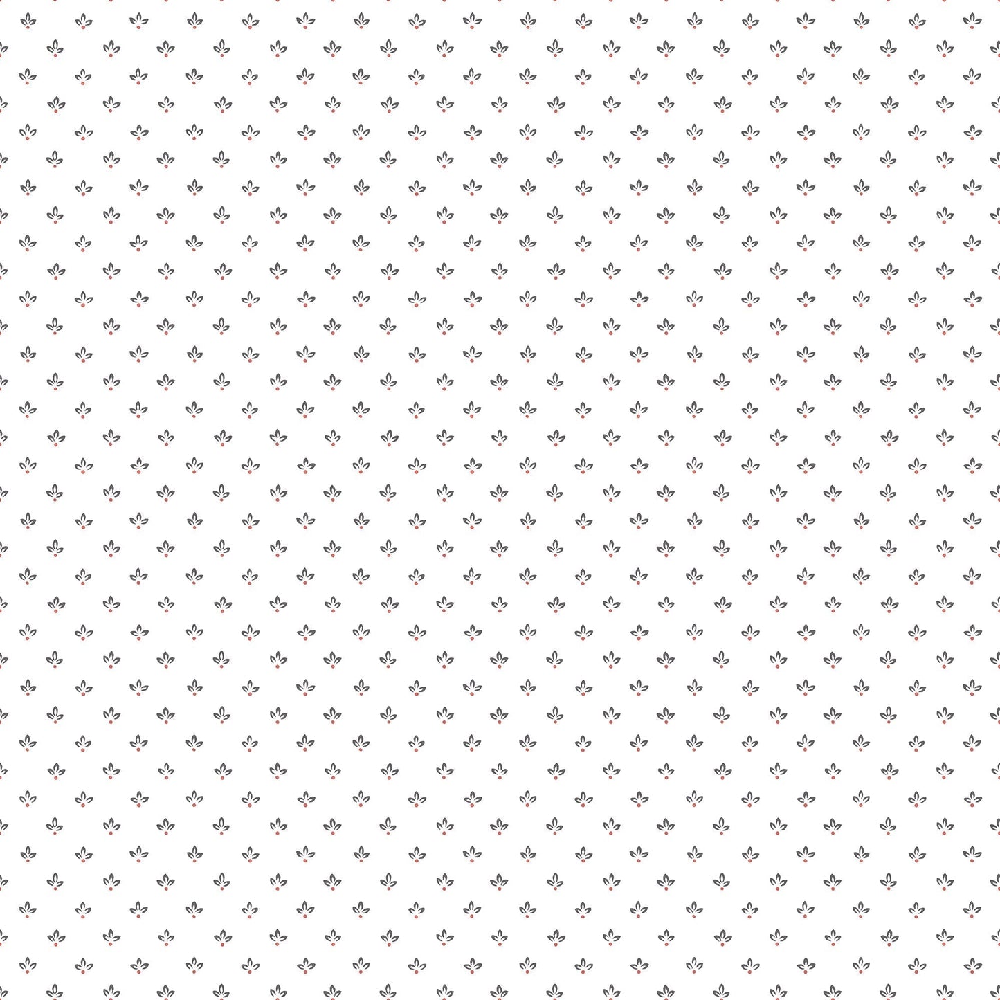 Just Kitchens Tri Leaf Wallpaper - Black / Red - Galerie - G45461 - Premier Wallcovering