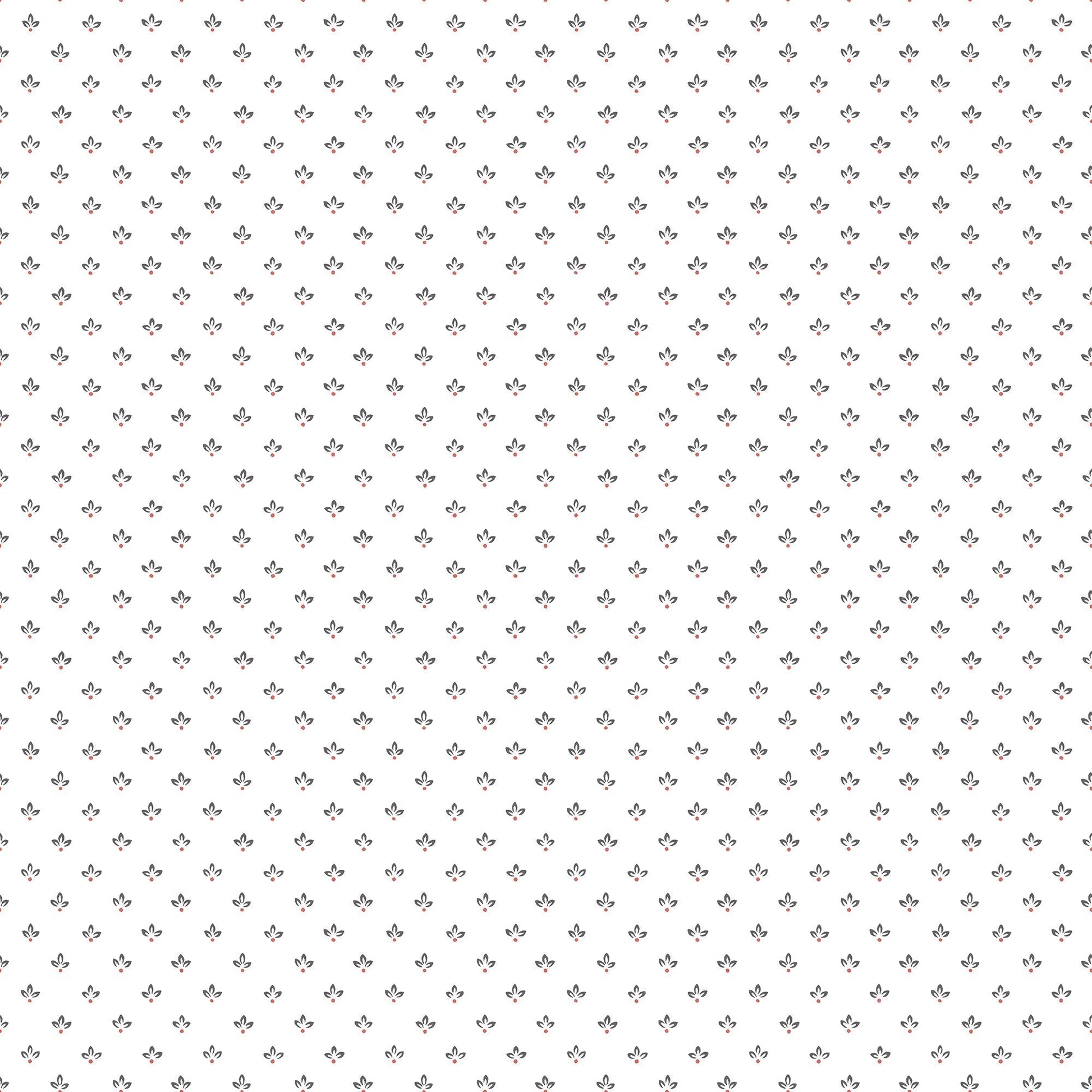 Just Kitchens Tri Leaf Wallpaper - Black / Red - Galerie - G45461 - Premier Wallcovering