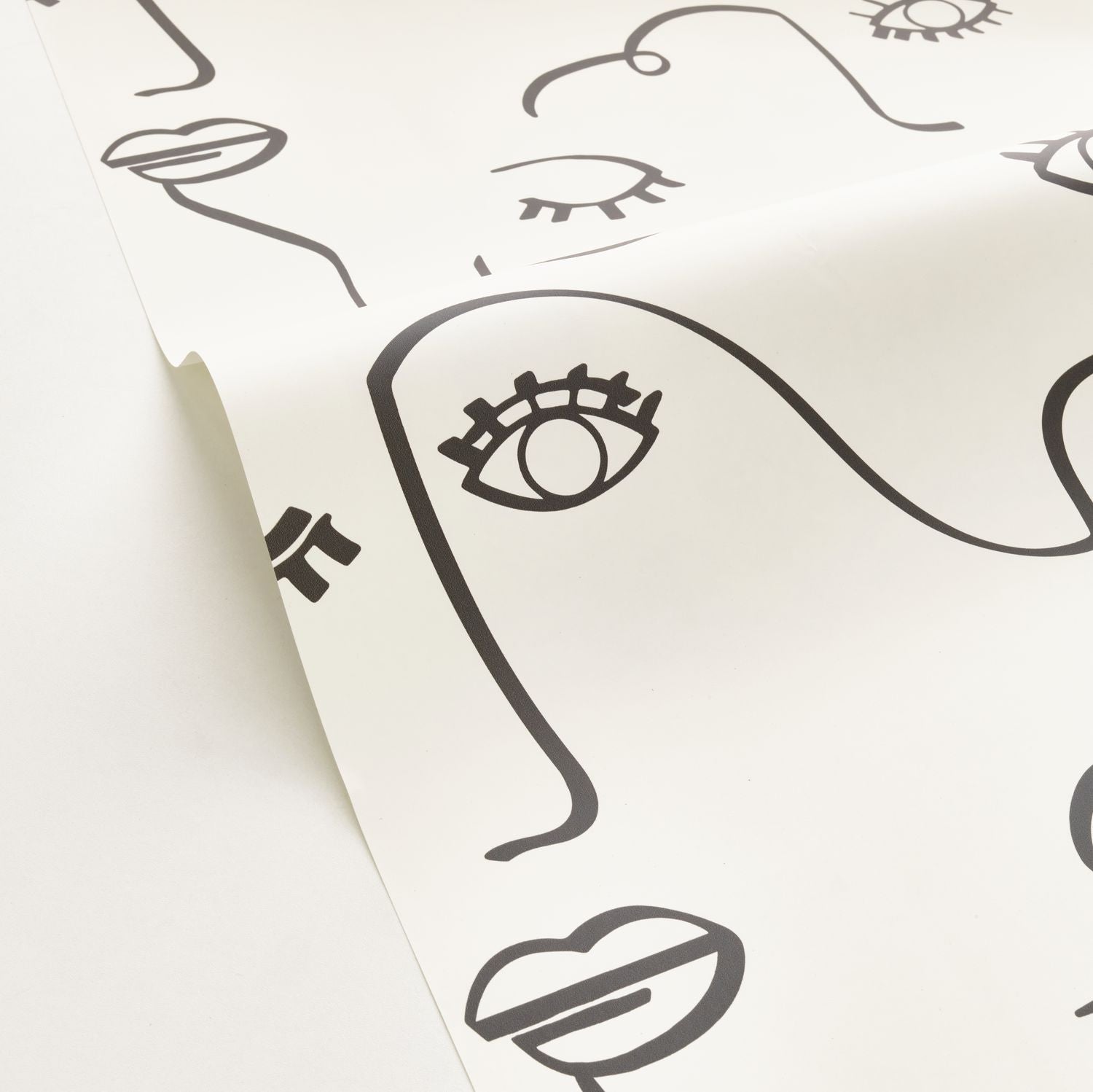 Just Smile Wallpaper - Noir Et Blanc - Caselio - 103339010