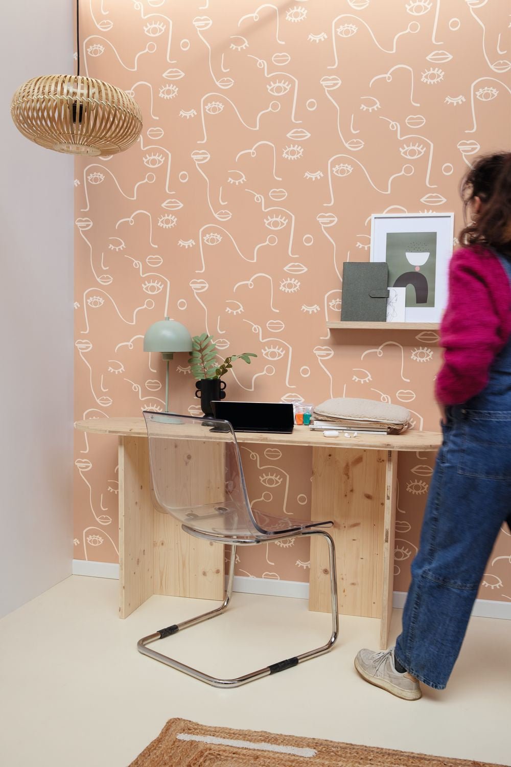 Just Smile Wallpaper - Nude - Caselio - 103334040