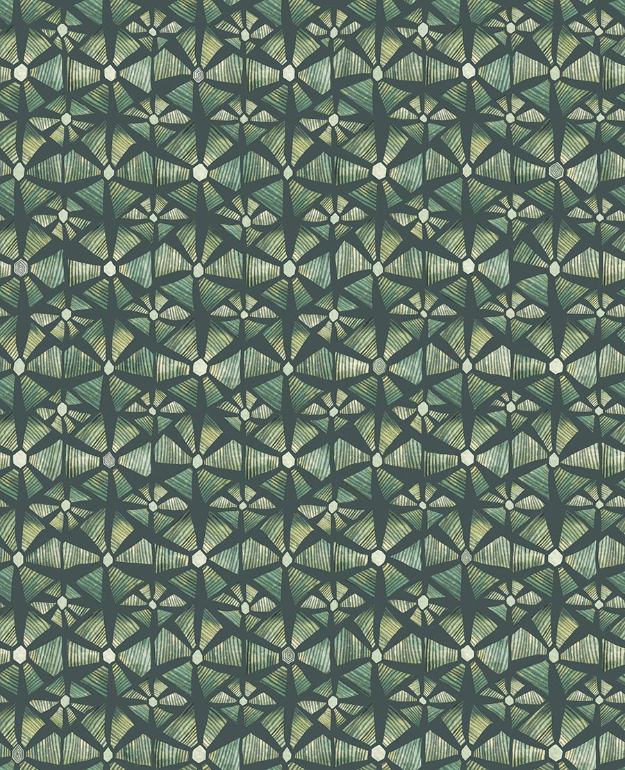 Kalahari Wallpaper - Forest Green & Racing Green - 119/6030 - Cole & Son - Premier Wallcovering