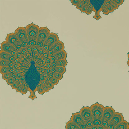 Kalapi Wallpaper - Peacock - Sanderson - DCPW216757