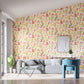 Kalina Wallpaper - Parchment/Forest/Azalea - Harlequin - HC4W113009